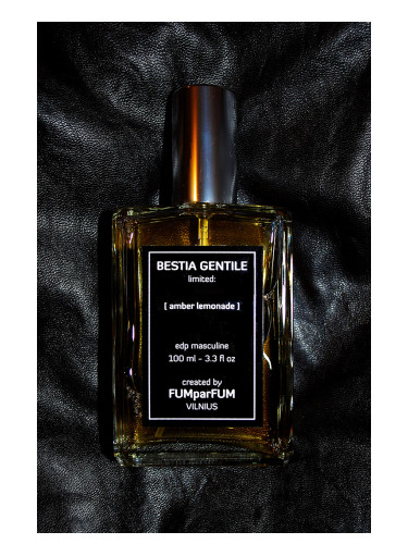 BESTIA GENTILE: amber lemonade FUMparFUM