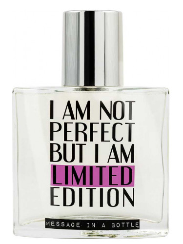 I Am Not Perfect But I Am Limited Edition Message in a Bottle